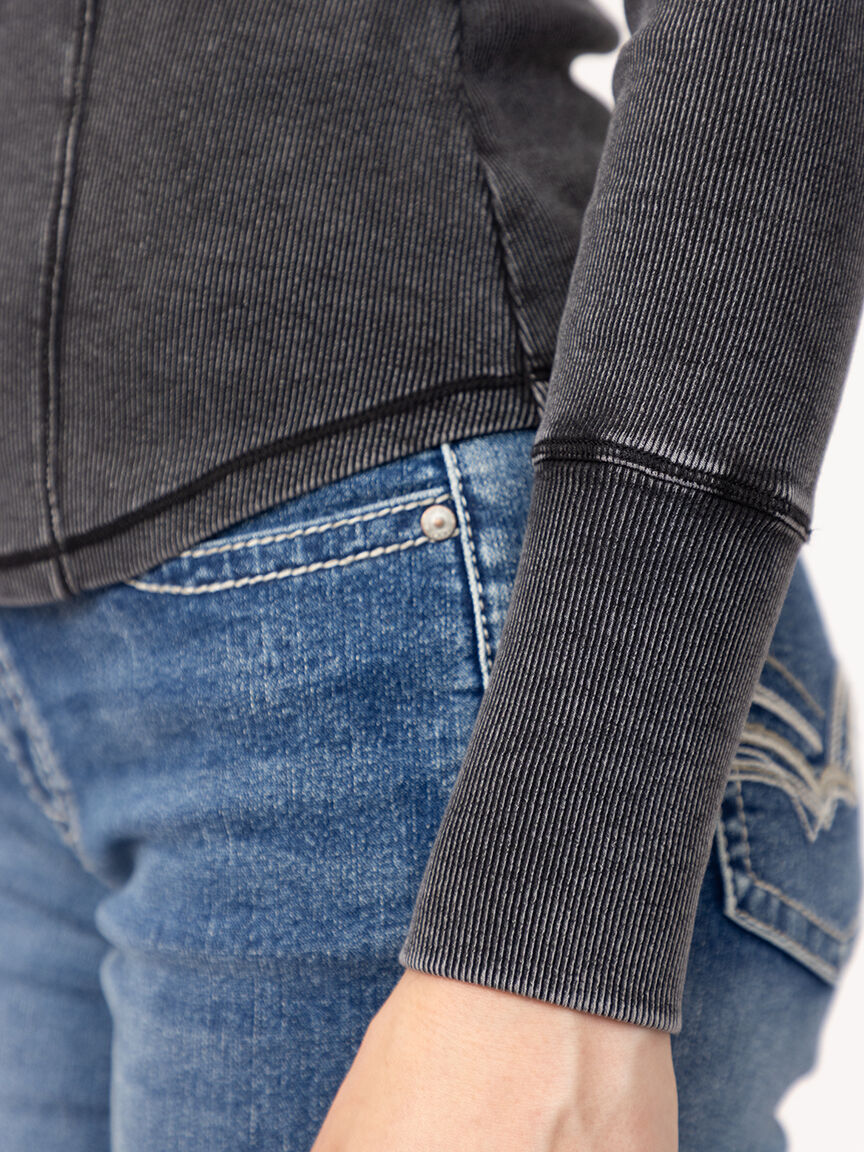 Women's Washed Long Sleeve Tee