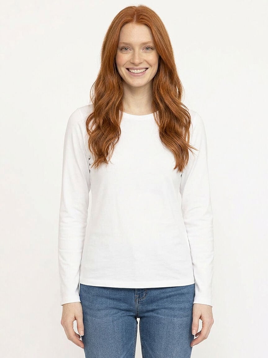 Women's Crew Neck Long Sleeve Tee