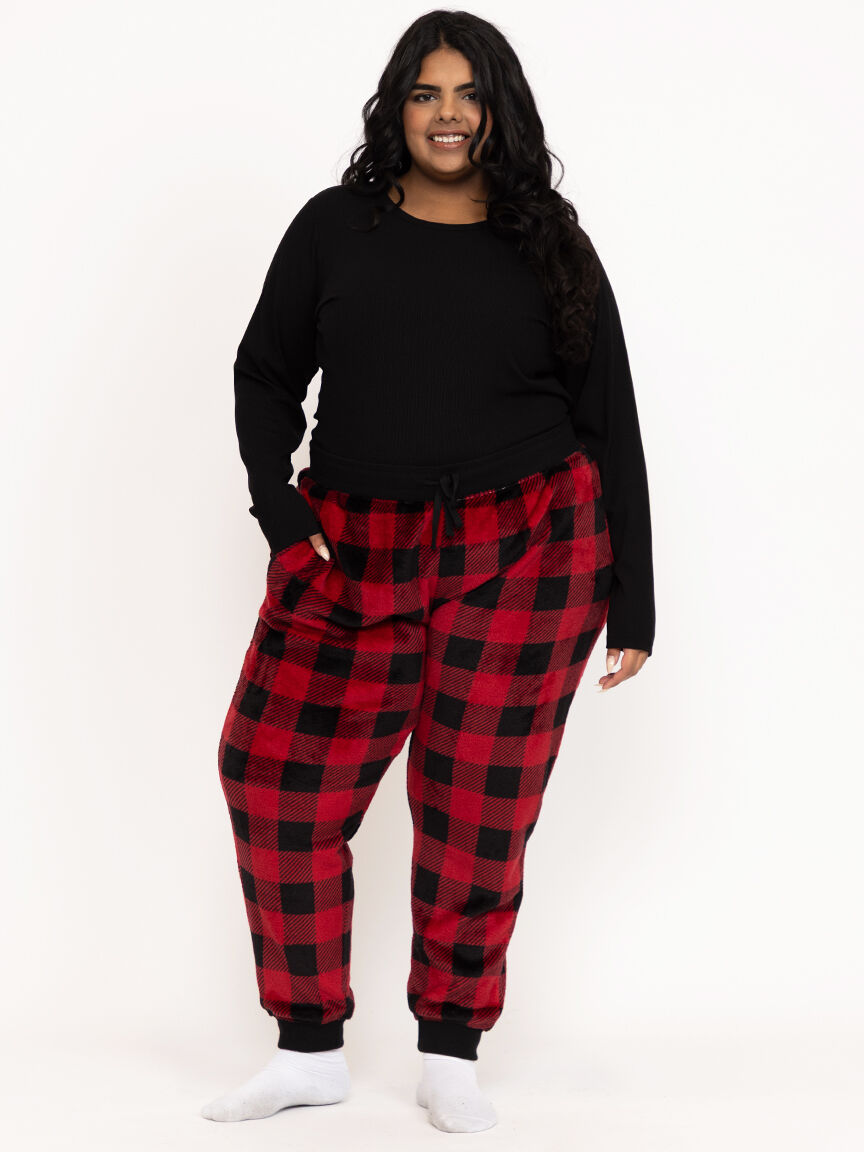 Women's Plaid Sleep Jogger