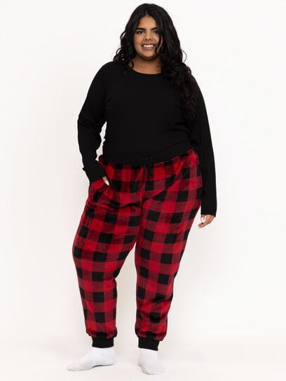 Women's Plaid Sleep Jogger Women's Plaid Sleep Jogger