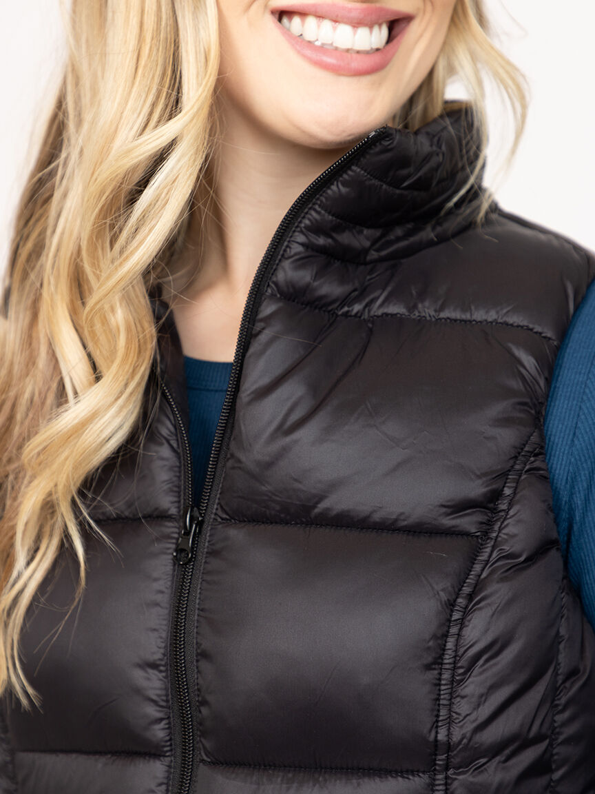 Women's Long Puffer Vest