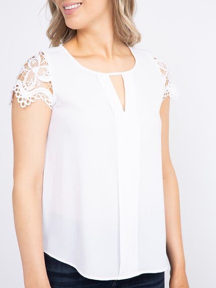 Women's Lace Sleeve Blouse Image 6