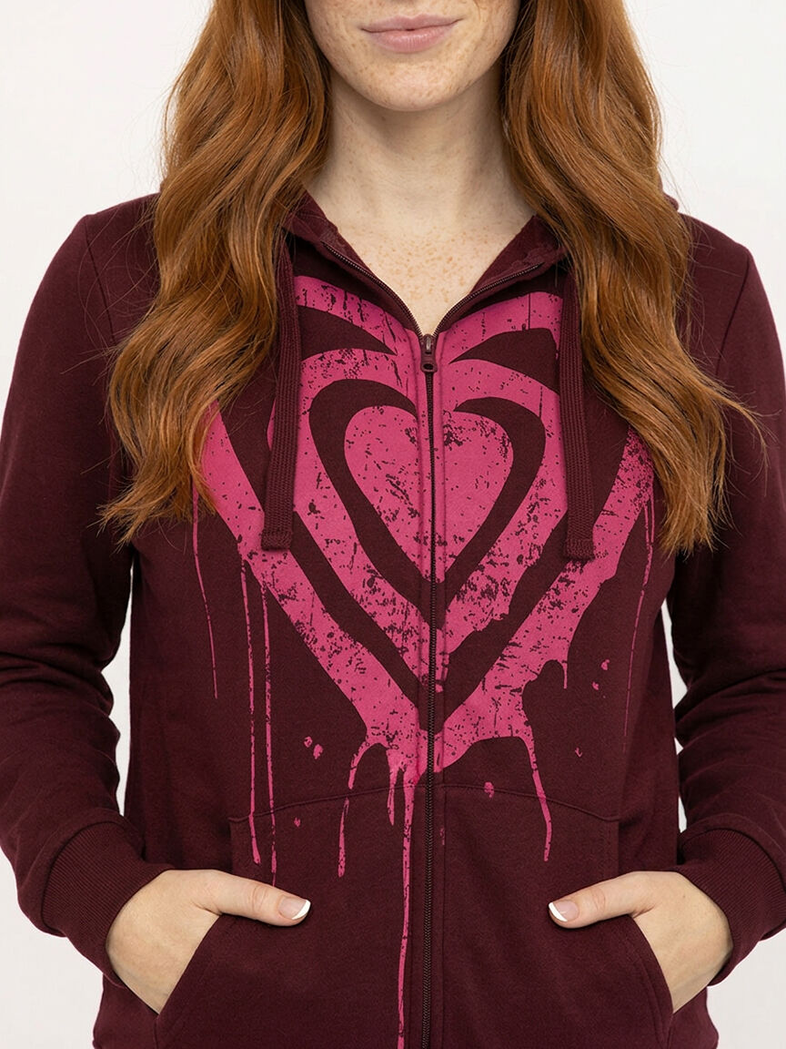 Women's Heart Graphic Hoodie