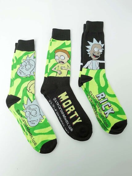 Men's Rick & Morty Socks Men's Rick & Morty Socks Image 1