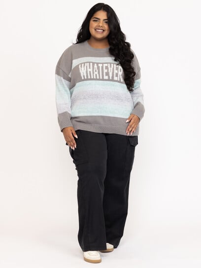 Women's Whatever Colourblock Sweater Women's Whatever Colourblock Sweater