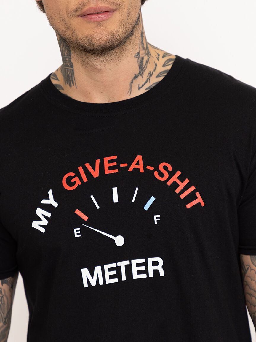 Men's Give-A-Shit Meter Tee