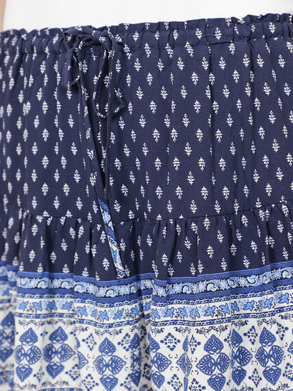 Women's Border Print Mini Skort Women's Border Print Mini Skort Image 5