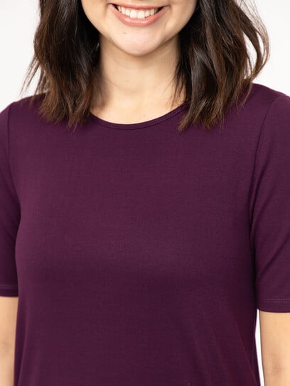 Women's Crew Neck Legging Tunic Tee Women's Crew Neck Legging Tunic Tee