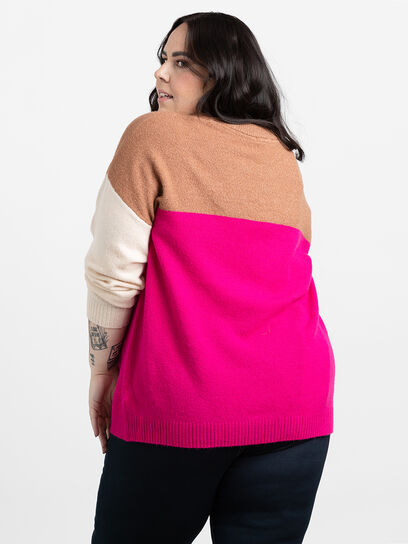 Women's Colour Block Sweater