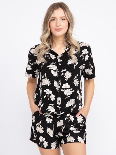 Women's Floral Resort Shirt Women's Floral Resort Shirt