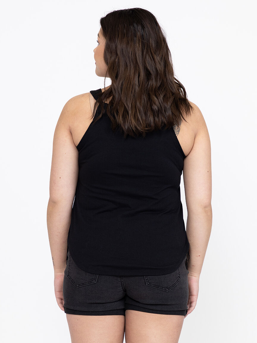 Women's Scarf Print Tank