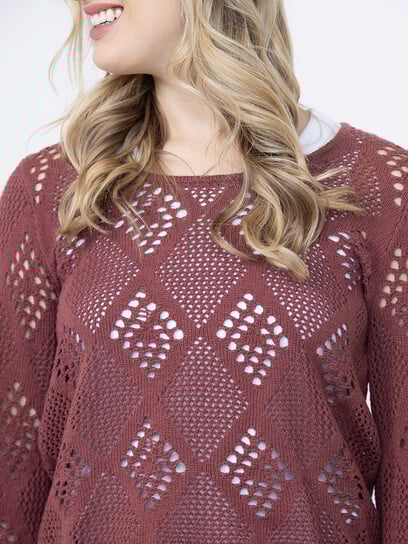 Women's Pointelle Sweater Women's Pointelle Sweater