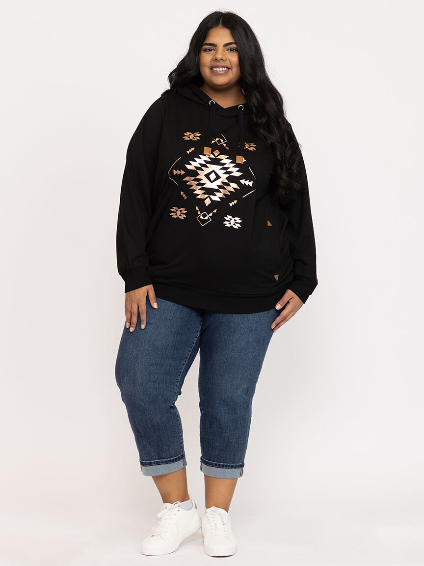 Women's Foil Geo Hoodie