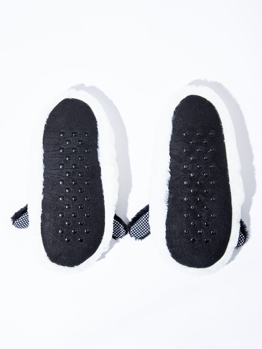 Women's White Dog Slipper