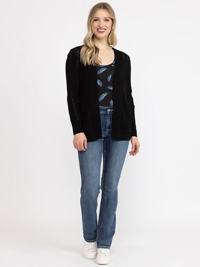 Women's Pointelle Cardigan Women's Pointelle Cardigan