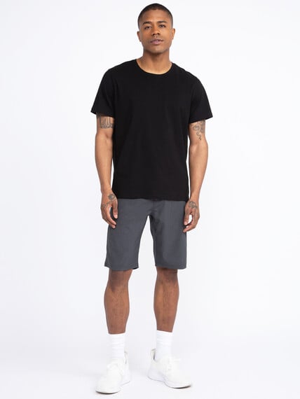 Men's Charcoal Cargo Hybrid Shorts Image 1