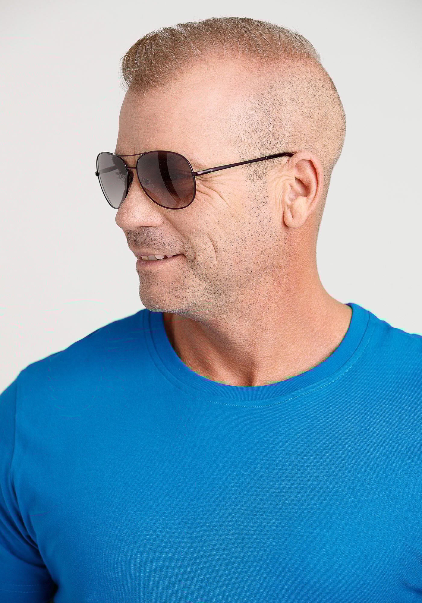 Men s Black Frame Aviator Sunglasses Warehouse One