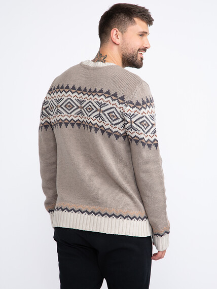 Men's Nordic Sweater Image 4
