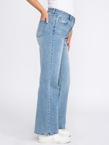 Women's High Rise Wide Leg Jeans Image 3