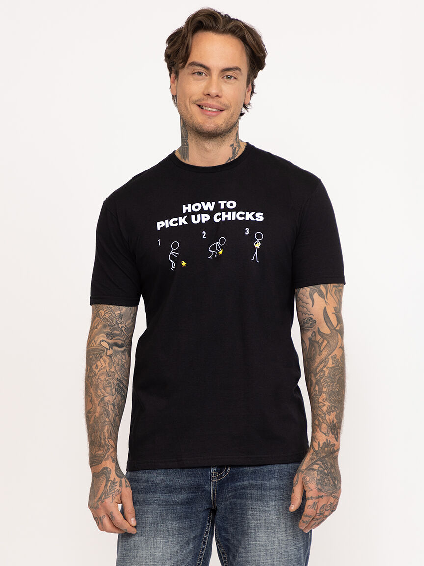 Men's How To Pick Up Chicks Tee