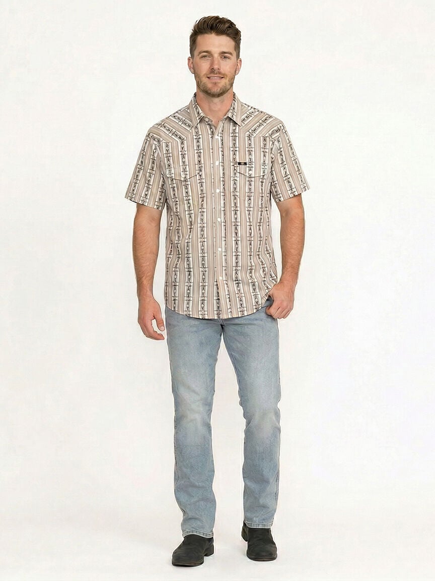 Men's Geo Print Shirt