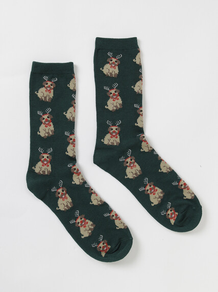 Men's Christmas Crew Sock Men's Christmas Crew Sock Image 2