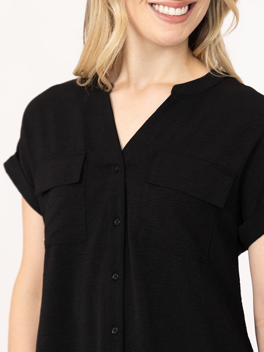 Women's Button Front Blouse