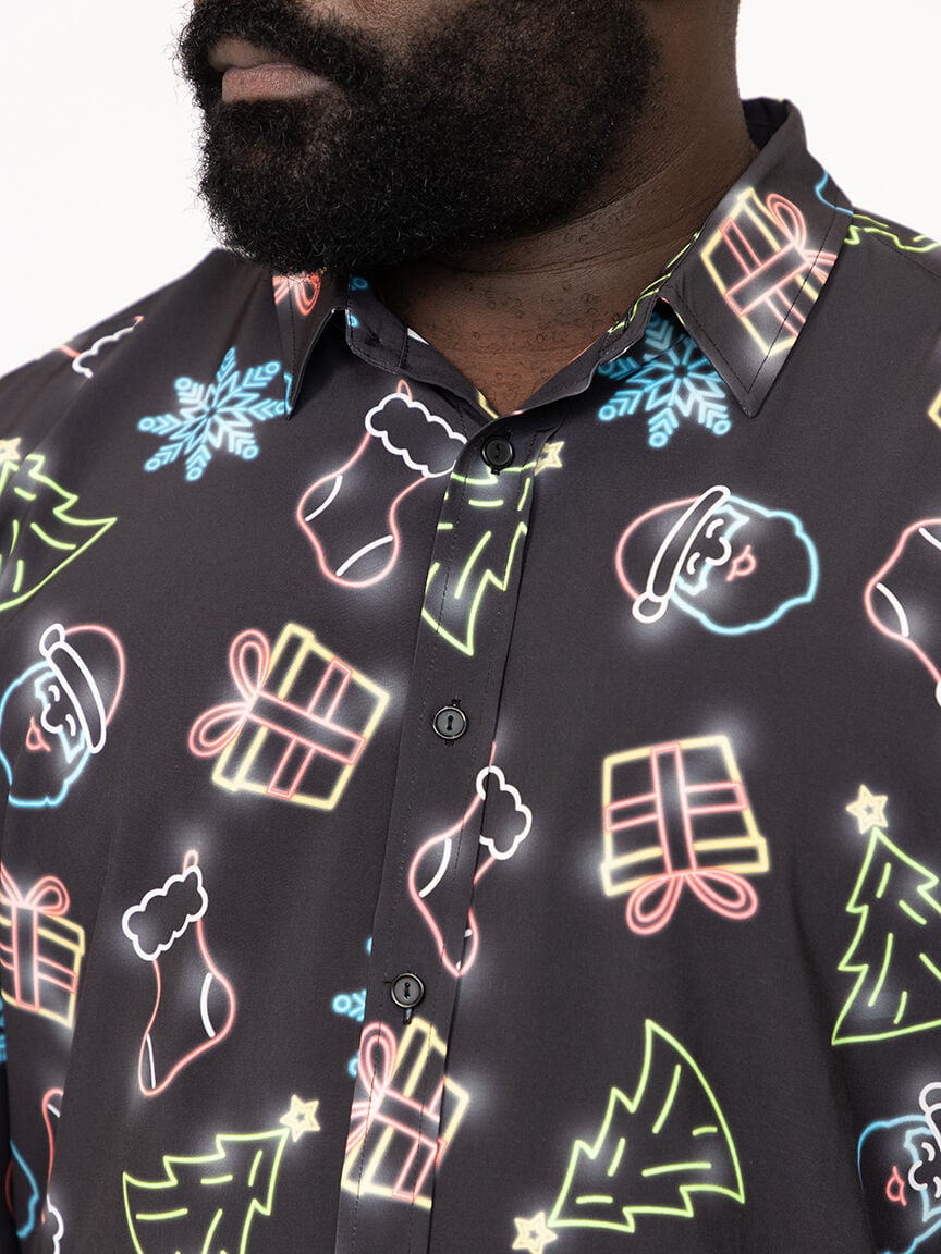 Men's Neon Lights Shirt