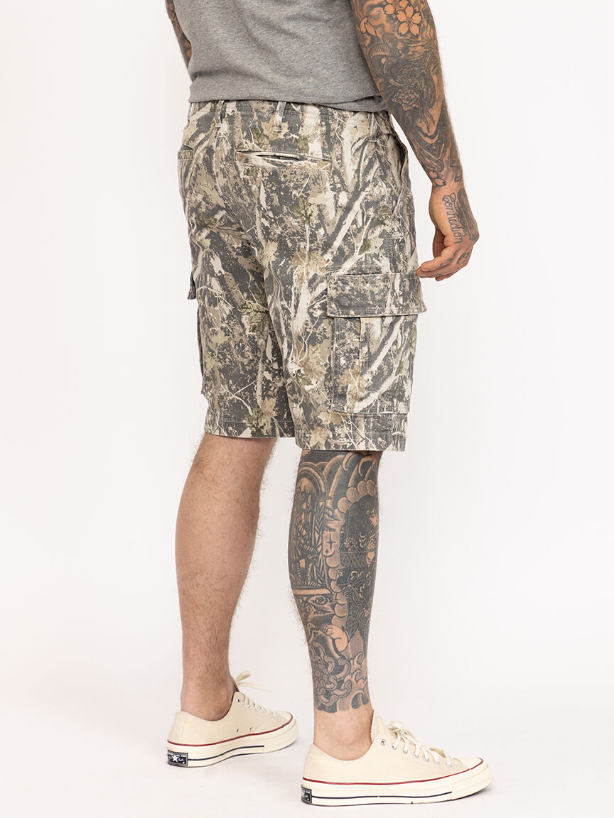 Men's Washed Cargo Short