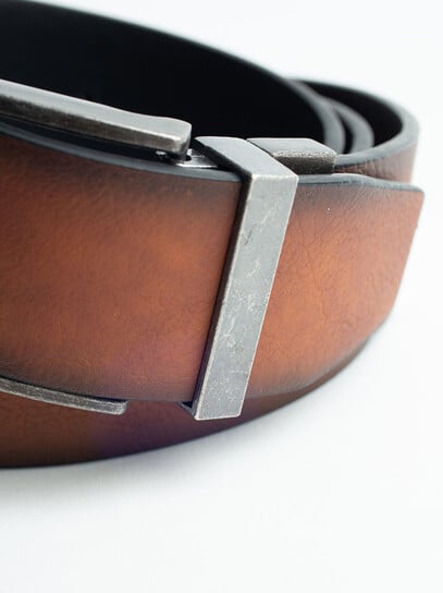 Men's Reversible Burnished Brown Belt Men's Reversible Burnished Brown Belt