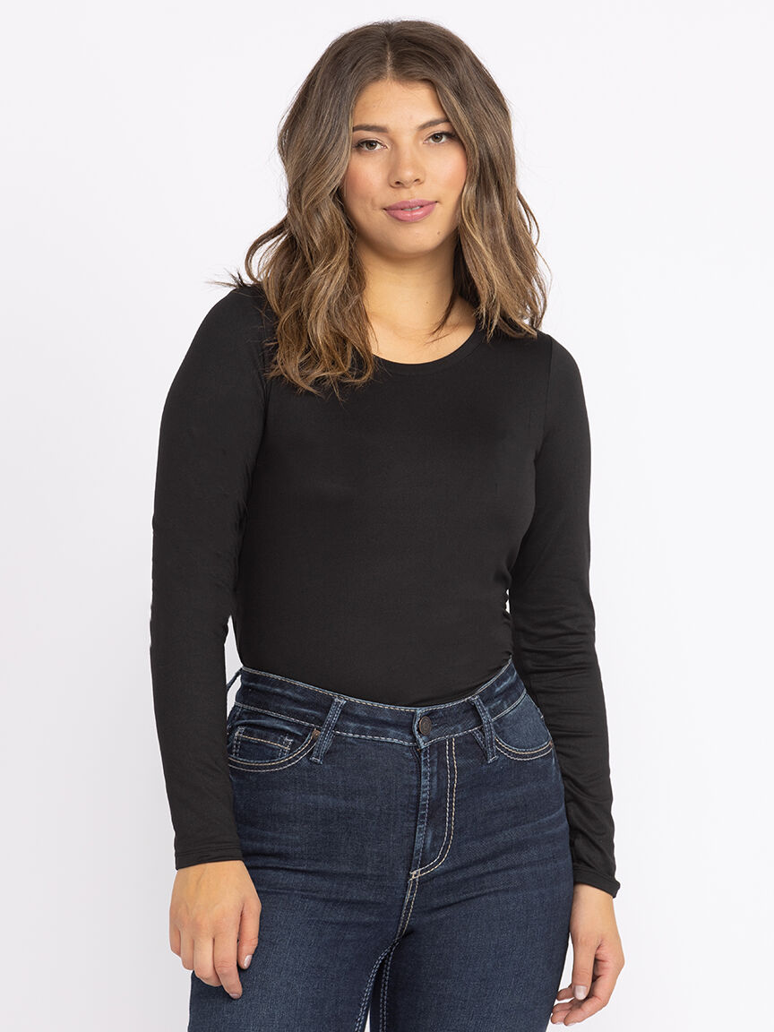 Women's Crew Neck Long Sleeve Tee Warehouse One