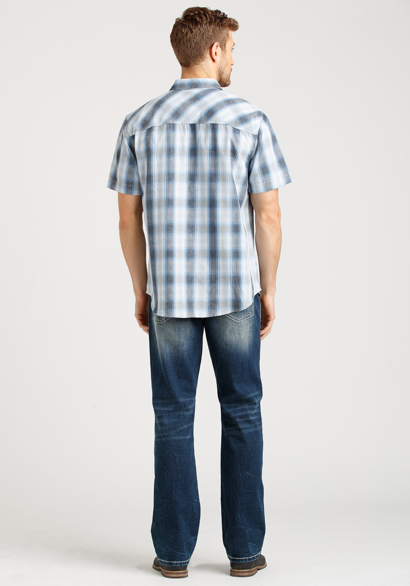 Men's Plaid Shirt Warehouse One