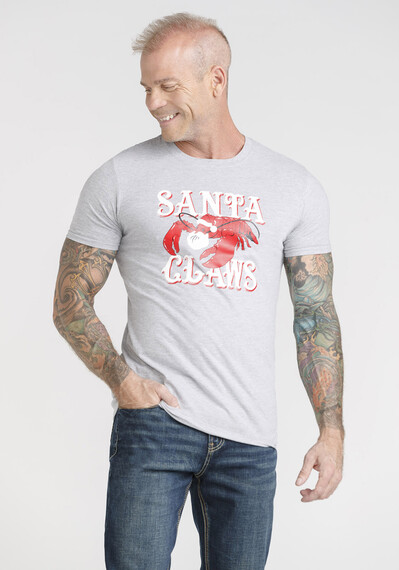 Men's Santa Claws Tee Image 1