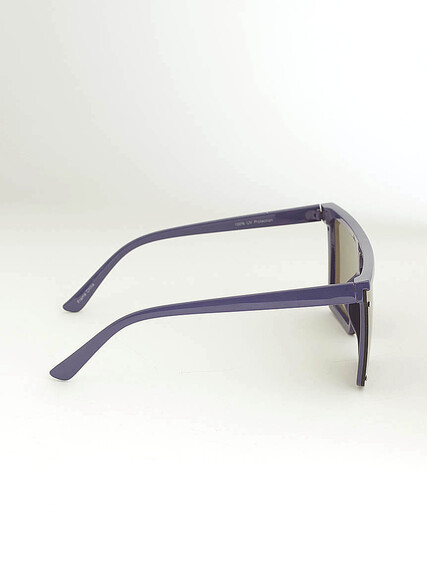 Women's Purple Shield Sunglasses Image 2