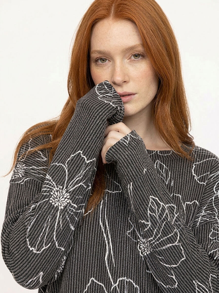 Women's Floral Print Top