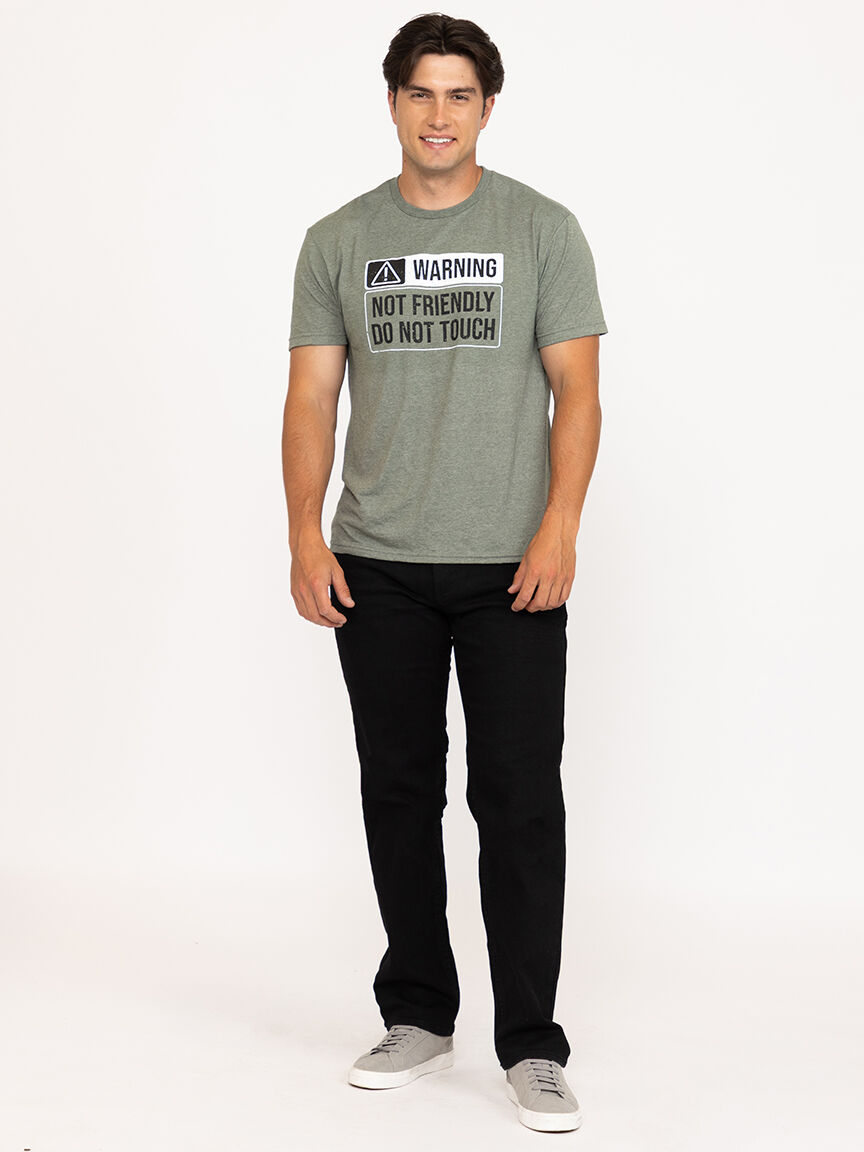 Men's Warning Not Friendly Tee