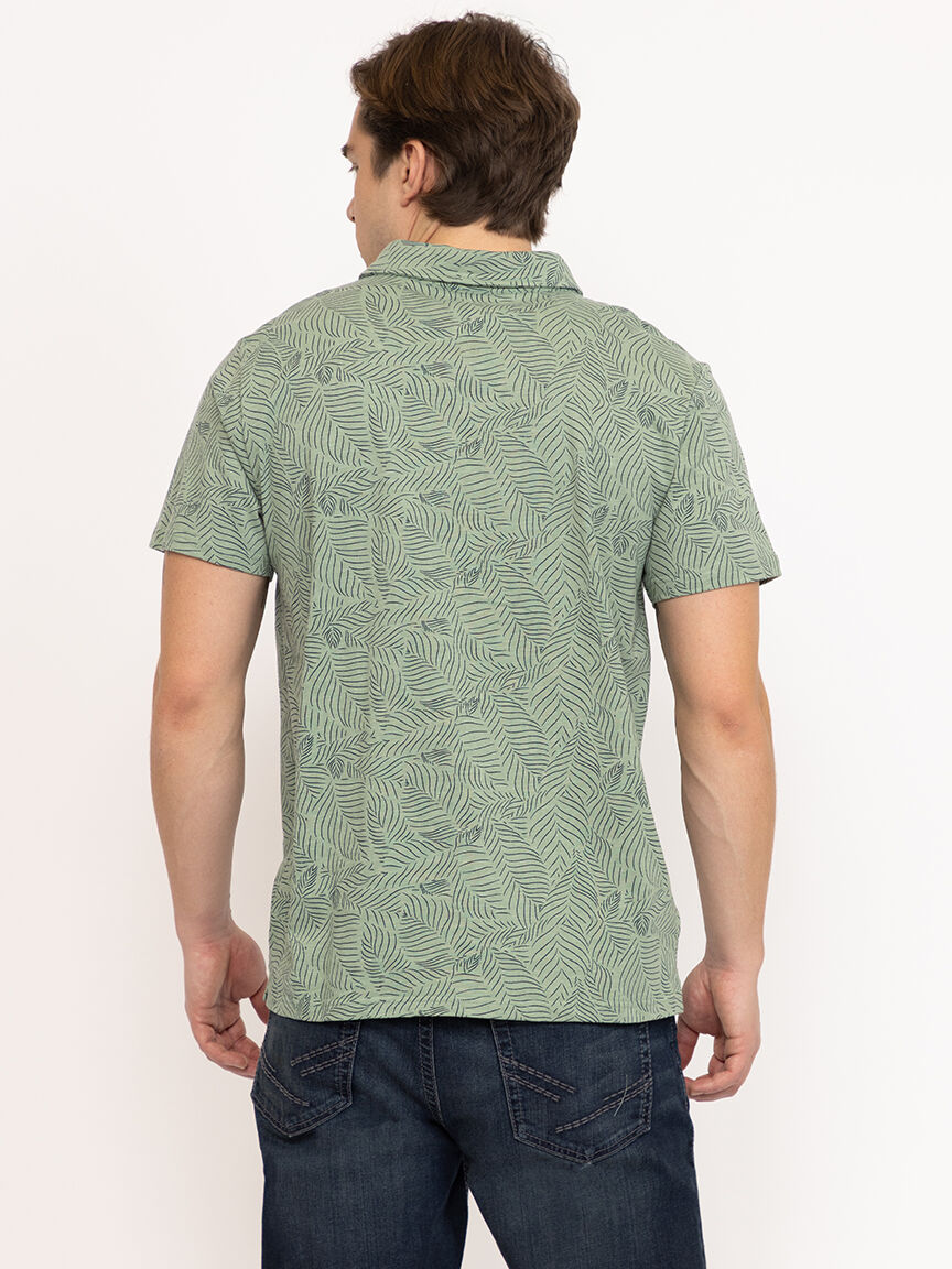 Men's Leaf Polo Shirt