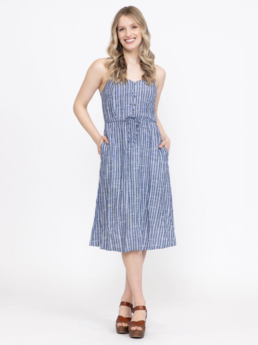 warehouse stripe midi dress WAREHOUSE Candy Stripe Midi Dress
