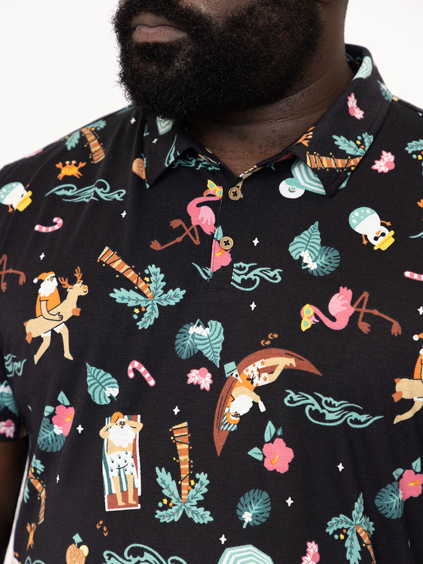 Men's Holiday Polo Shirt