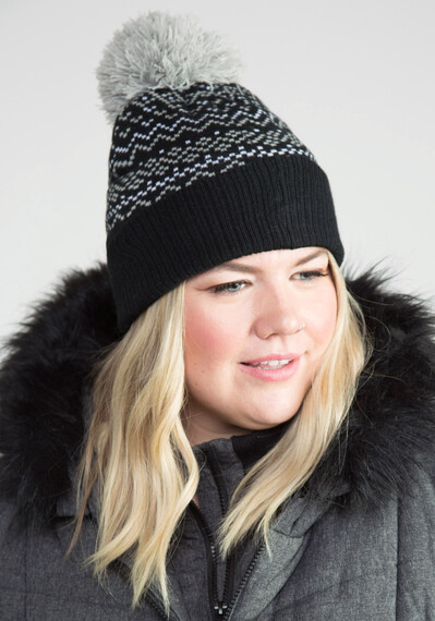 Fairisle Pom Toque Fairisle Pom Toque Image 1