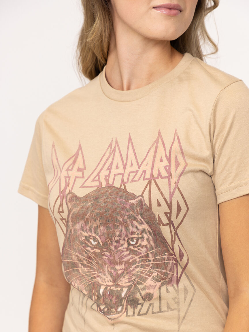 Women's Def Leppard Crew Neck Tee