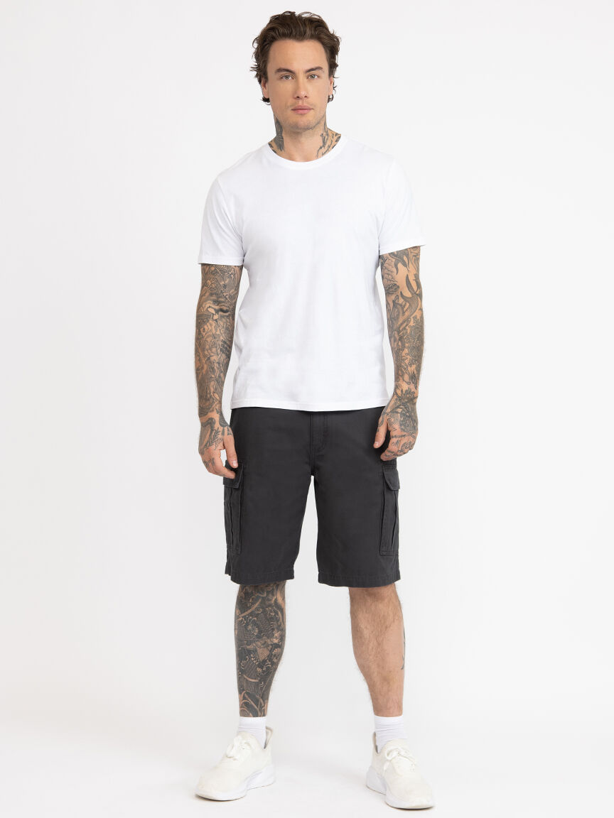 Men's Washed Cargo Short