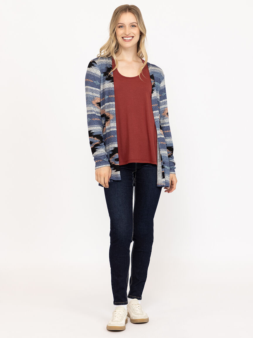 Women's Geometric Cardigan