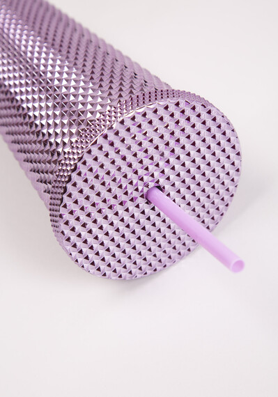 24 oz Honeycomb Purple Tumbler Image 3