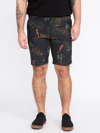 Men's Printed Palm Hybrid Shorts