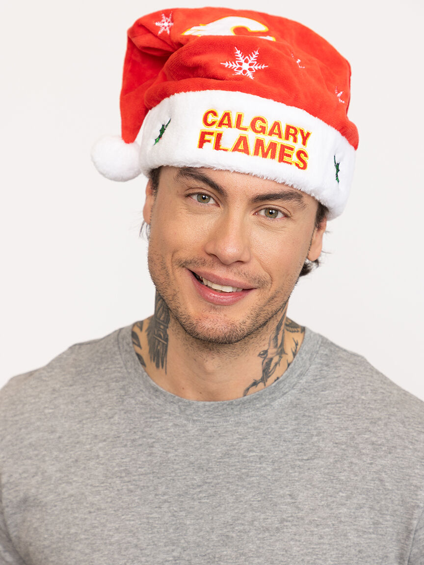 NHL Calgary Flames Santas Hat