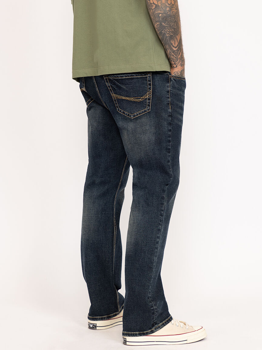 Men's Dark Wash Classic Boot Jeans