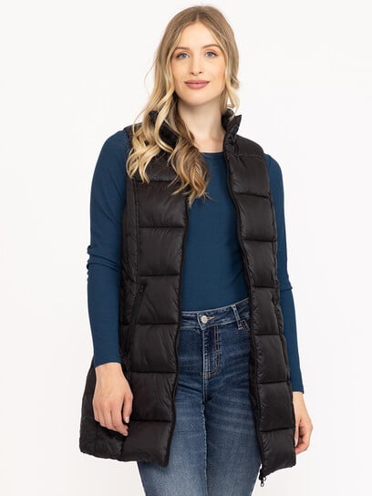 Women's Long Puffer Vest Women's Long Puffer Vest