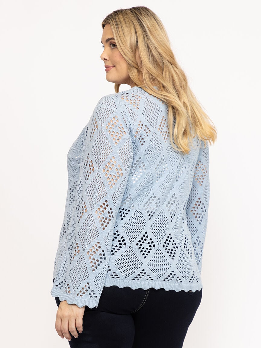 Women's Pointelle Sweater