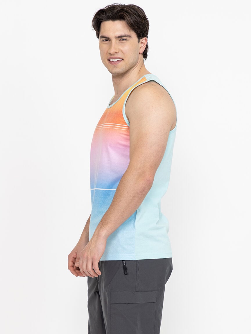 Men's Colour Block Tank